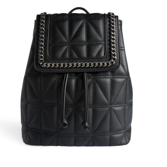 Primark Handbags - NWT Women’s Fashion Black Quilted Backpack